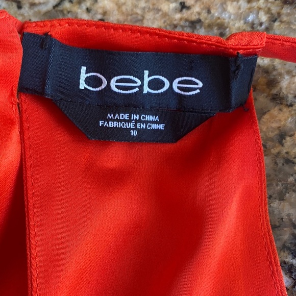 Elegant Orange Halter Dress - Picture 5 of 7